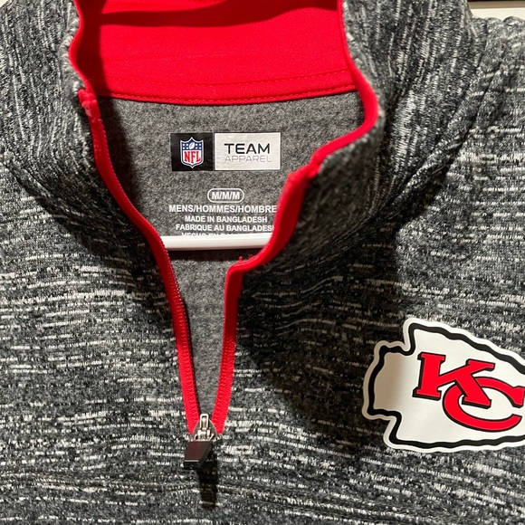 🆕KC Chiefs NFL Quarter Zip Pullover - Picture 5 of 8